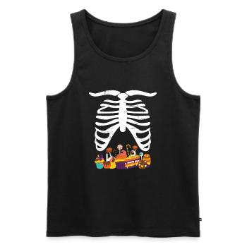 Cake Daughter - Men's Premium Organic Tank Top - black - Front - Michal (187cm)