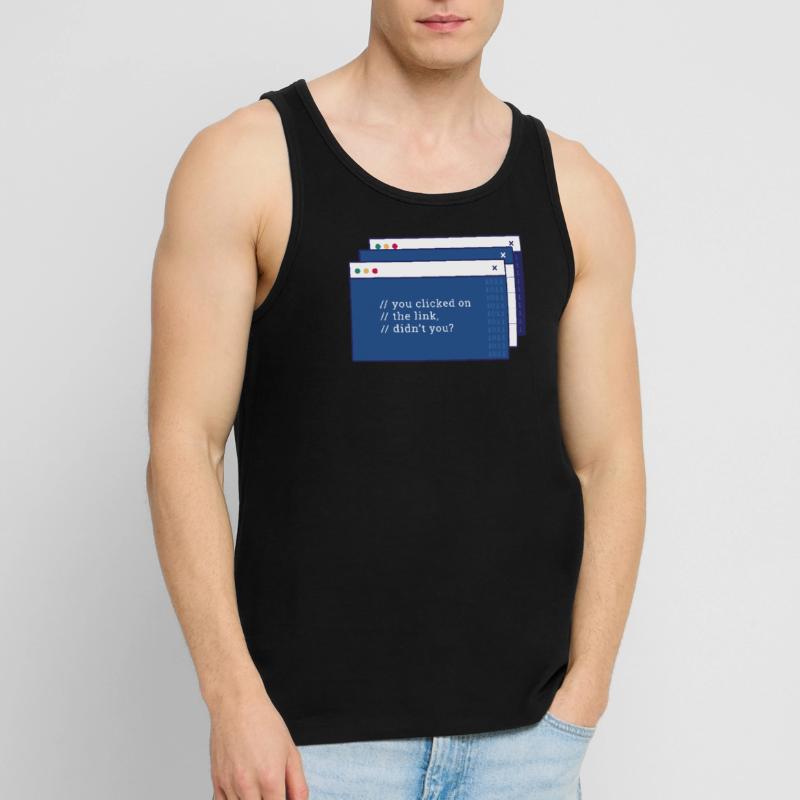 Hacker Programmer Developer Computer Science Men's Premium Organic Tank Top