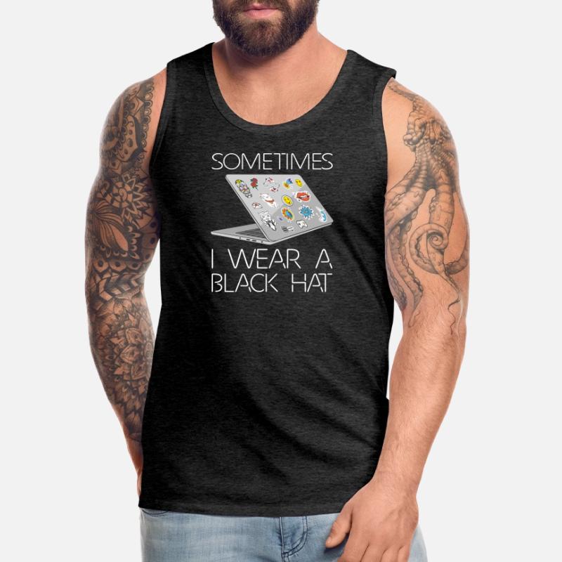 Hacker Programmer Developer Computer Science Men's Premium Organic Tank Top