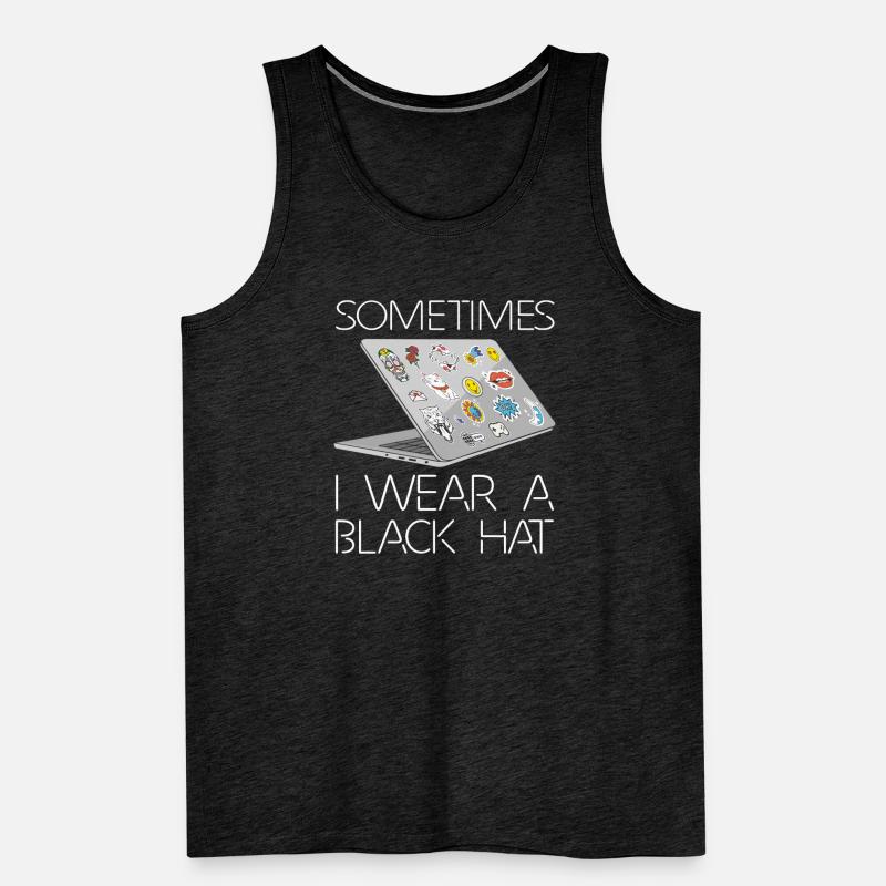 Hacker Programmer Developer Computer Science Men's Premium Organic Tank Top