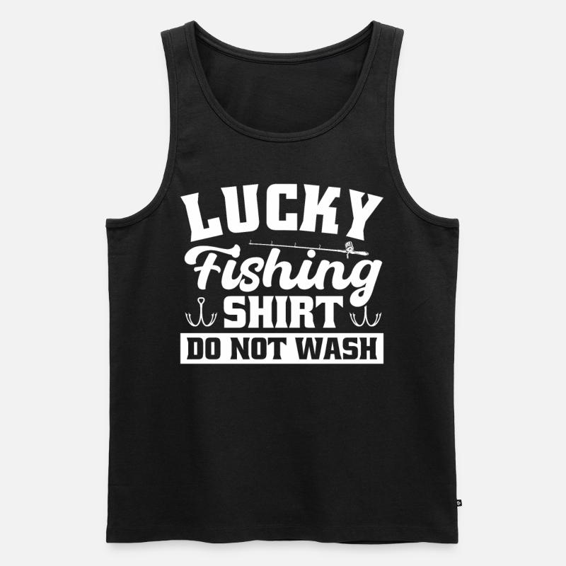 Mann, Ich Liebe Angeldesign - Männer Premium Bio Tank Top - Schwarz