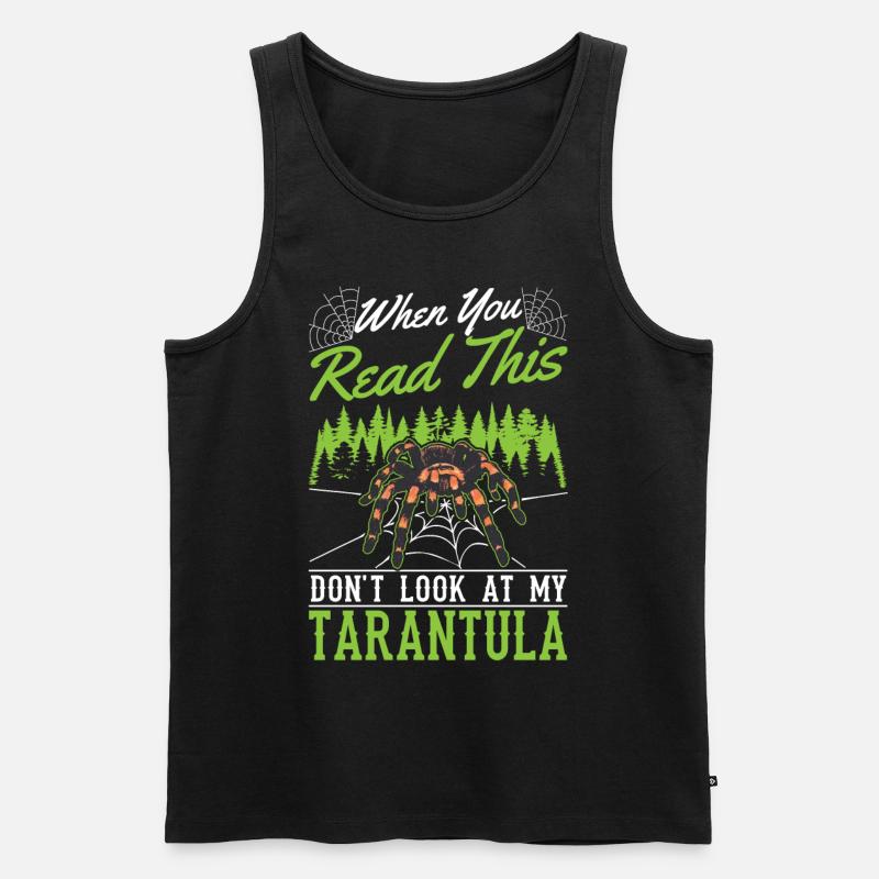 Tarantel Geschenk Spinne Tarantula - Männer Premium Bio Tank Top - Schwarz