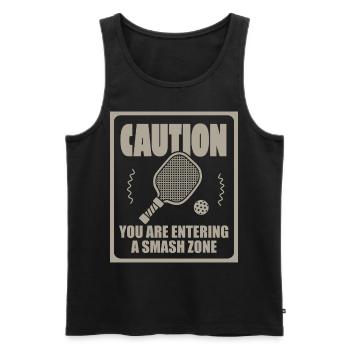 Pickleball masculin Sports Funny Pickleball Design - Débardeur bio Premium Homme - noir - Devant - AI Model Male 178 light (178cm)