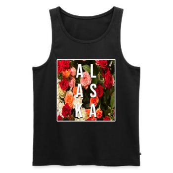 Alaska - Débardeur bio Premium Homme - noir - Devant - Michal (187cm)