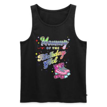 Inline Skater - Männer Premium Bio Tank Top - Schwarz - Vorne - AI Model Male 178 light (178cm)