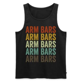Armbars Jiu Jitsu - Débardeur bio Premium Homme - noir - Devant - AI Model Male 178 light (178cm)