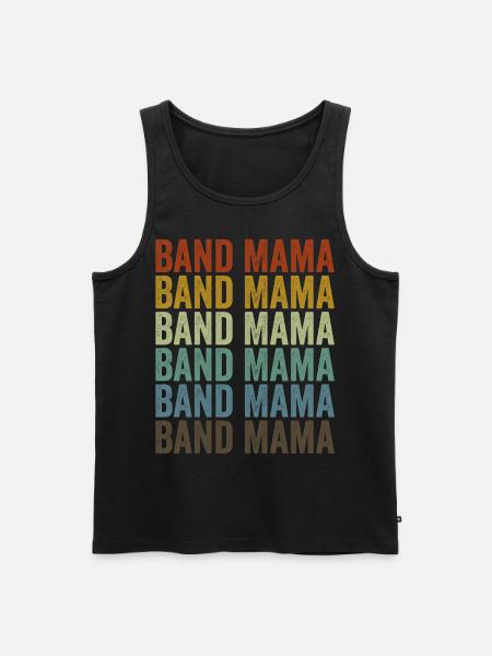 Band Mama Saxophone Mama - Men's Premium Organic Tank Top - black