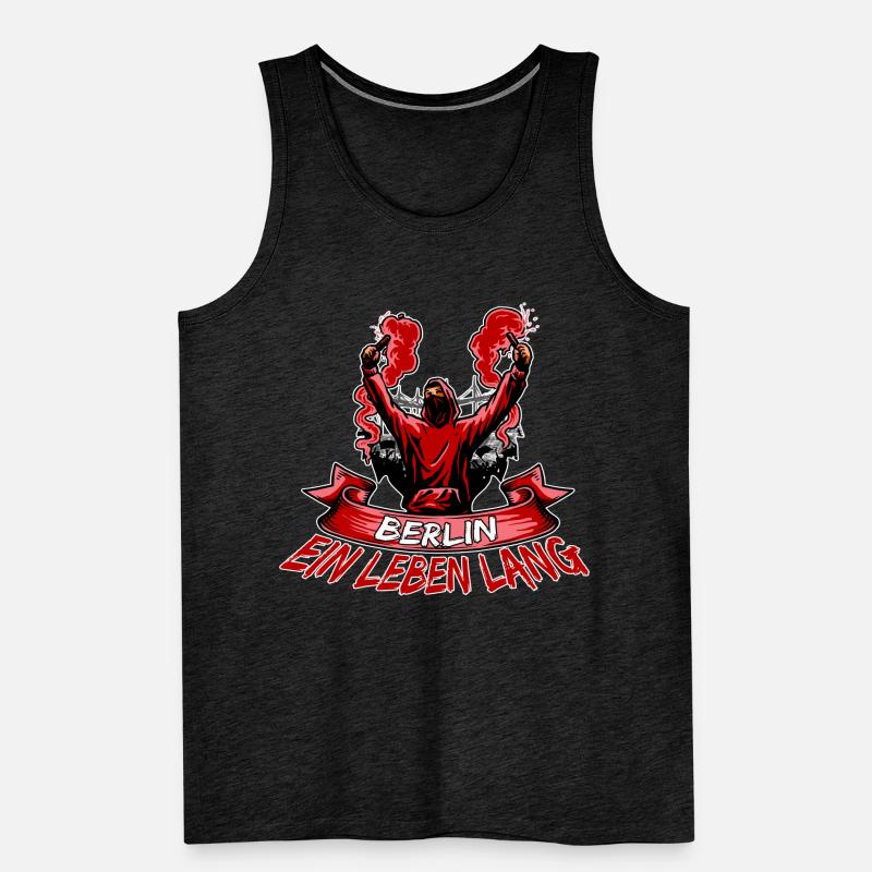 Berlin ein Leben lang Männer Premium Bio Tank Top
