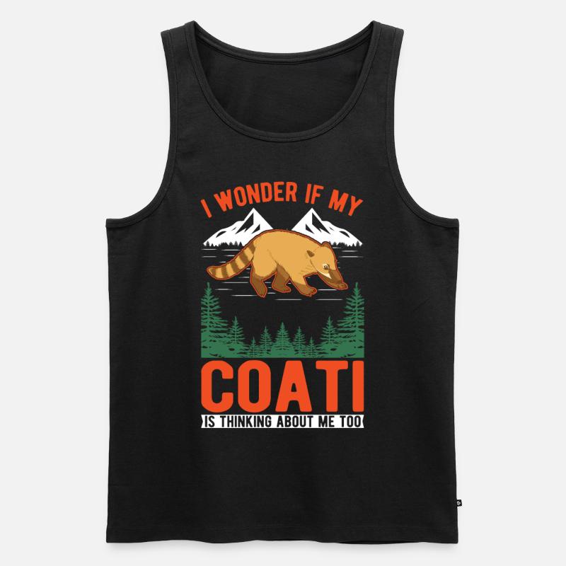 Coati Gift Coati Proboscis - Men's Premium Organic Tank Top - black