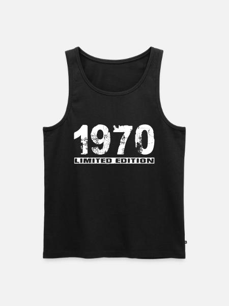 Édition limitée 1970 - Débardeur bio Premium Homme - noir