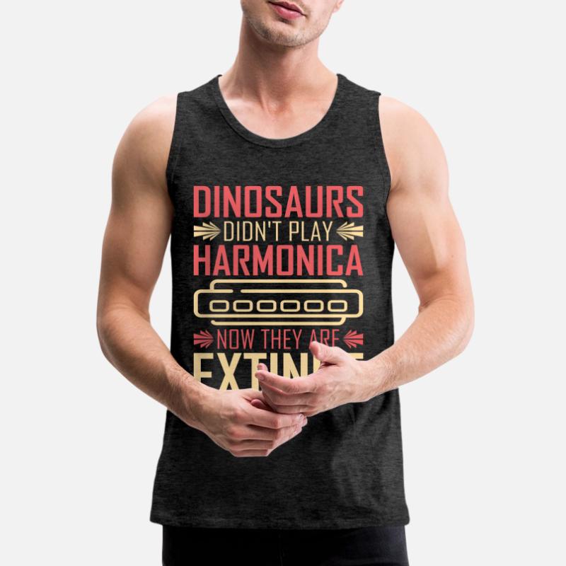Harmonica harmonica player Men's Premium Organic Tank Top