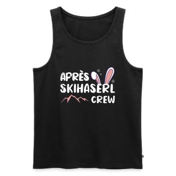 Aprés Ski Hase Haserl Hütte Häschen Apres Ski - Männer Premium Bio Tank Top - Schwarz - Vorne - Michal (187cm)