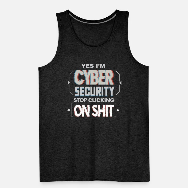 Hacker Programmierer Entwickler Informatik Männer Premium Bio Tank Top