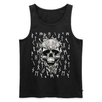 Vikings Nordic Rune Vikings Valhalla Vikings - Men's Premium Organic Tank Top - black - Front - AI Model Male 178 light (178cm)