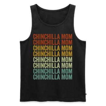 Chinchilla-Mama Chinchilla-Liebhaber Chinchilla-Ma - Männer Premium Bio Tank Top - Schwarz - Vorne - AI Model Male 178 light (178cm)