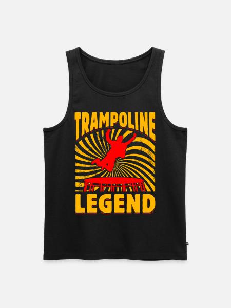 Trampoline Legend - Men's Premium Organic Tank Top - black
