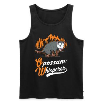 Opossum Whisperer Opossum Whisperer Marsupial Rat - Débardeur bio Premium Homme - noir - Devant - Michal (187cm)