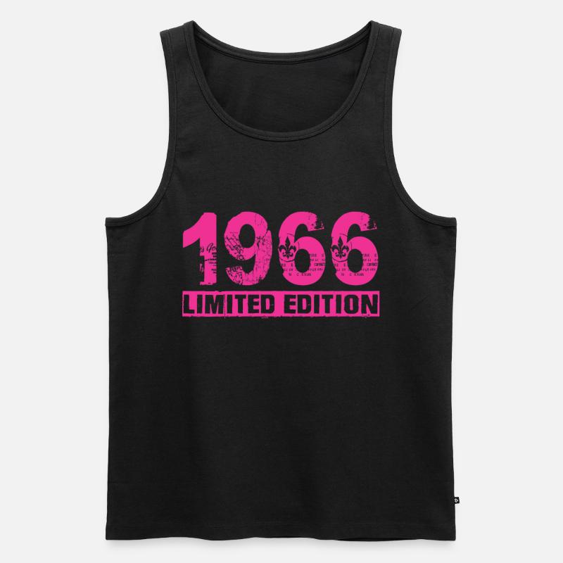 Limited Edition 1966 - Männer Premium Bio Tank Top - Schwarz