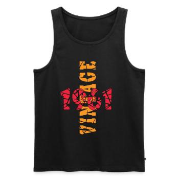 Hergestellt 1961, Geboren 1961 Geburtstag - Männer Premium Bio Tank Top - Schwarz - Vorne - Michal (187cm)