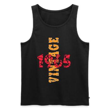 Hergestellt 1965, Geboren 1965 Geburtstag - Männer Premium Bio Tank Top - Schwarz - Vorne - Michal (187cm)
