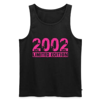 Édition limitée 2002 - Débardeur bio Premium Homme - noir - Devant - Michal (187cm)