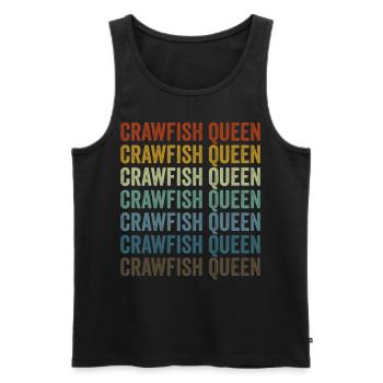 Crawfish Queen Crawfish Queen Girl Crawfish - Men's Premium Organic Tank Top - black - Front - AI Model Male 178 light (178cm)