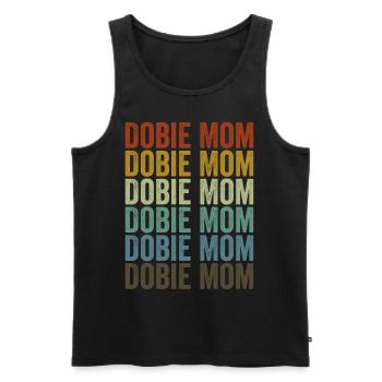 Dobie Mama Doberman Mama Dog Lovers - Débardeur bio Premium Homme - noir - Devant - Michal (187cm)