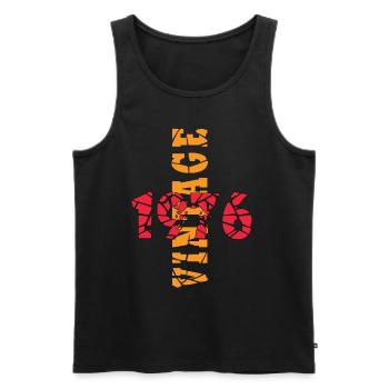 Fantastisch seit 1976 Geburtstag - Männer Premium Bio Tank Top - Schwarz - Vorne - Michal (187cm)