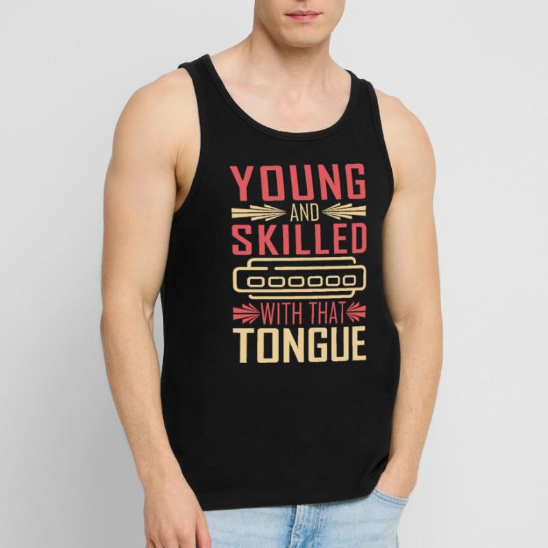 Harmonica harmonica player Men's Premium Organic Tank Top