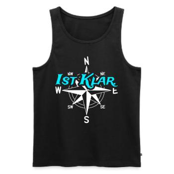 Ist Klar Segeln Vorschoter Kapitän Skipper - Männer Premium Bio Tank Top - Schwarz - Vorne - Michal (187cm)