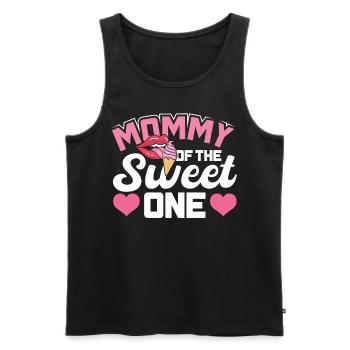 Maman du doux - Débardeur bio Premium Homme - noir - Devant - Michal (187cm)