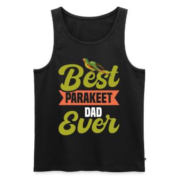 Bester Sittich-vater Aller Zeiten - Männer Premium Bio Tank Top - Schwarz - Vorne - AI Model Male 178 light (178cm)