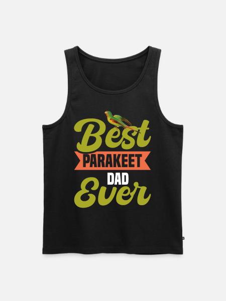 Best Parakeet Father Ever - Men's Premium Organic Tank Top - black