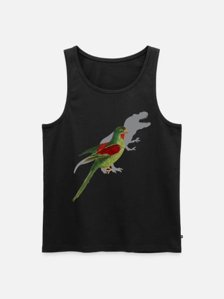 Parakeet Funny saying - Men's Premium Organic Tank Top - black