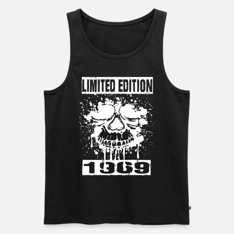Limited Edition 1969 - Männer Premium Bio Tank Top - Schwarz