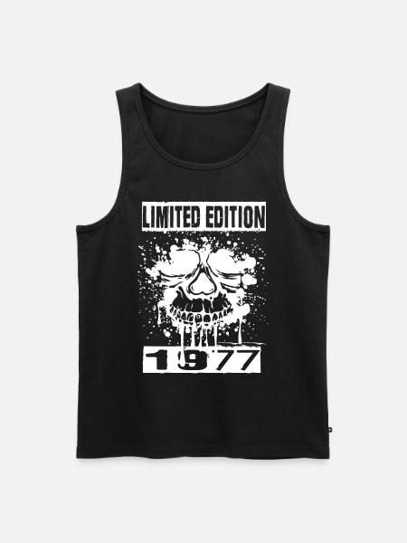 Limited Edition 1977 - Men's Premium Organic Tank Top - black