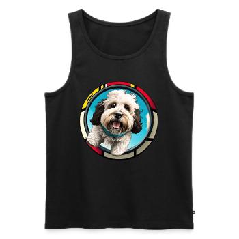 Hunde Spruch Havaneser Design für Hundeliebhaber - Männer Premium Bio Tank Top - Schwarz - Vorne - Michal (187cm)