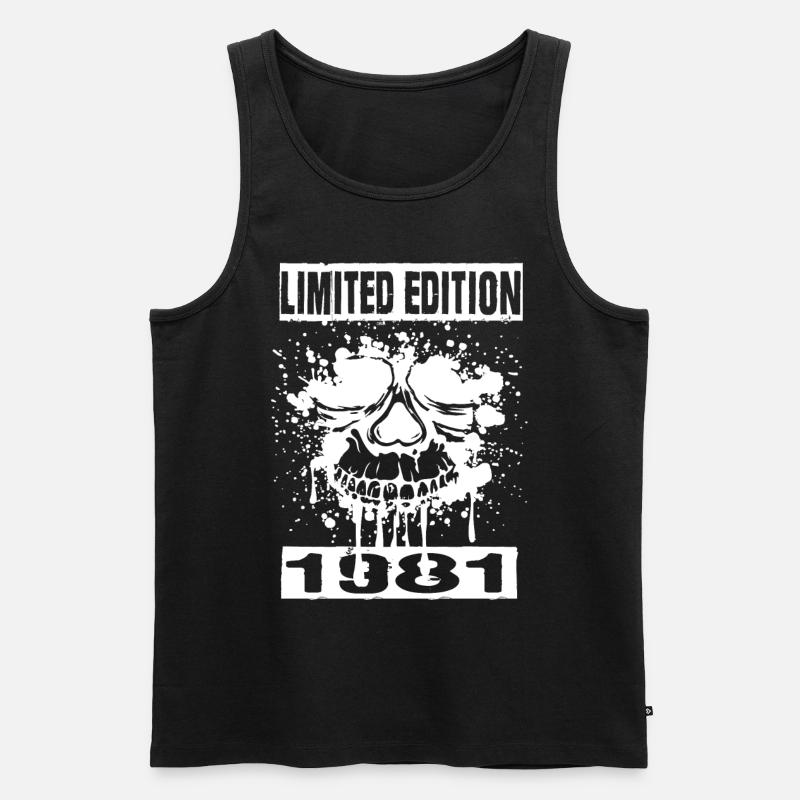 Édition limitée 1981 - Débardeur bio Premium Homme - noir