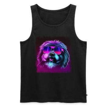 Hunde Spruch Havaneser Design für Hundeliebhaber - Männer Premium Bio Tank Top - Schwarz - Vorne - Michal (187cm)