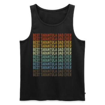 Bester Tarantula-Dad aller Zeiten Tarantula-Spinne - Männer Premium Bio Tank Top - Schwarz - Vorne - Michal (187cm)