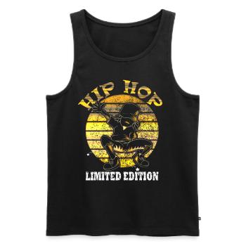 Breakdance Tanzshirt tanzen beat hiphop - Männer Premium Bio Tank Top - Schwarz - Vorne - Michal (187cm)