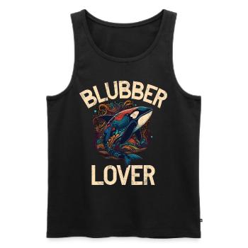 Killerwal Schwertwal Wale beobachten Orca Wal - Männer Premium Bio Tank Top - Schwarz - Vorne - AI Model Male 178 light (178cm)
