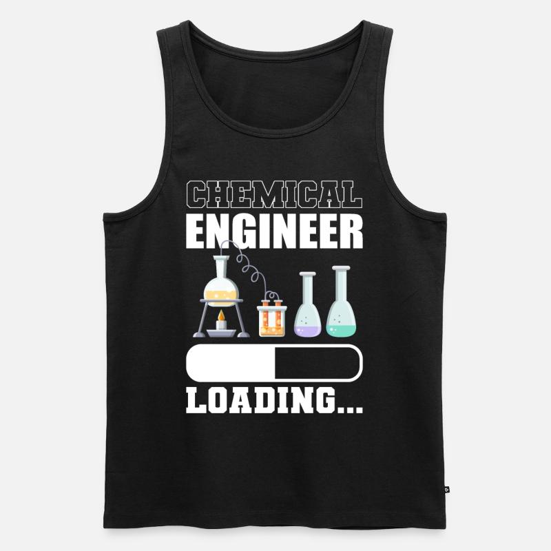 Future Chemical Engineer Loading Chemist - Men's Premium Organic Tank Top - black