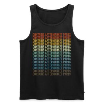 Includes Aftermarket Parts Amputee Patient - Men's Premium Organic Tank Top - black - Front - AI Model Male 178 light (178cm)