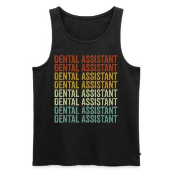 Dental Assistant Dentist Orthodontist Student - Men's Premium Organic Tank Top - black - Front - Michal (187cm)