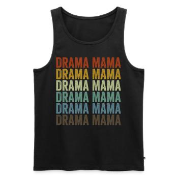 Drame Mama Théâtre Artiste de théâtre - Débardeur bio Premium Homme - noir - Devant - Michal (187cm)