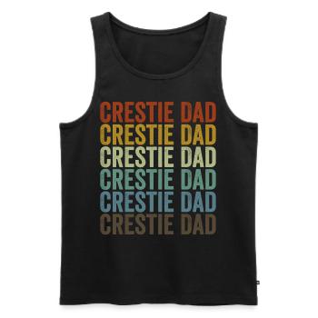 Crestie Dad Crested Gecko Crestie Crestie Dad - Männer Premium Bio Tank Top - Schwarz - Vorne - AI Model Male 178 light (178cm)
