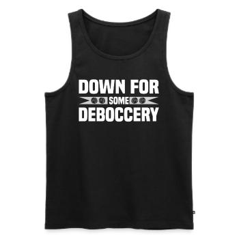 Boccia Petanque Boule Bocciaspieler Lyonnais - Männer Premium Bio Tank Top - Schwarz - Vorne - Michal (187cm)