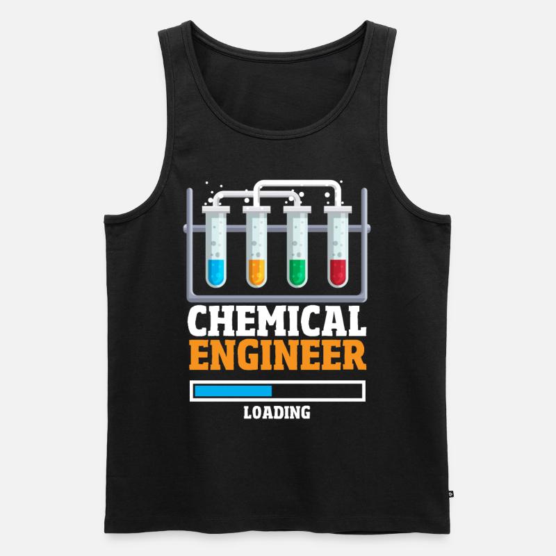 Future Chemical Engineer Loading Chemist - Men's Premium Organic Tank Top - black