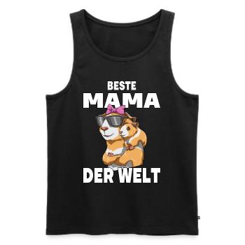 Beste Mama der Welt Muttertag Mutter - Männer Premium Bio Tank Top - Schwarz - Vorne - Michal (187cm)